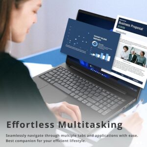 Lenovo New V15 Series Laptop • 32GB RAM • 1TB SSD • 15.6 FHD (1920×1080) Anti-Glare Display • Low-Blue Light • Intel Celeron N4500 CPU • Ethernet Port • Upto 12 Hours Battery • Win 11 Pro • WOWPC