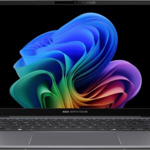 ASUS ExpertBook P5 Copilot+ PC AI Laptop, Intel® Core™ 7 Processor 258V, 32GB RAM, 1TB SSD, WiFi 6E, Windows 11 Home, Misty Grey, P5405CSA-DH76