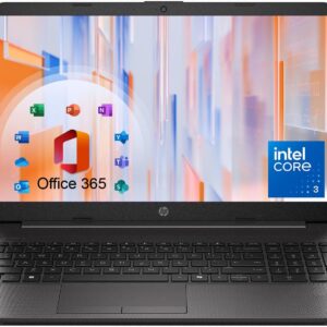 HP 2025 G9 Business Laptop, 15.6″ FHD IPS Display, 13th Gen Intel Core 6-core Processor, 32GB RAM, 1TB SSD, HDMI, USB-C, SD Card Reader, 1-Year Office 365 Included, Windows 11 Pro
