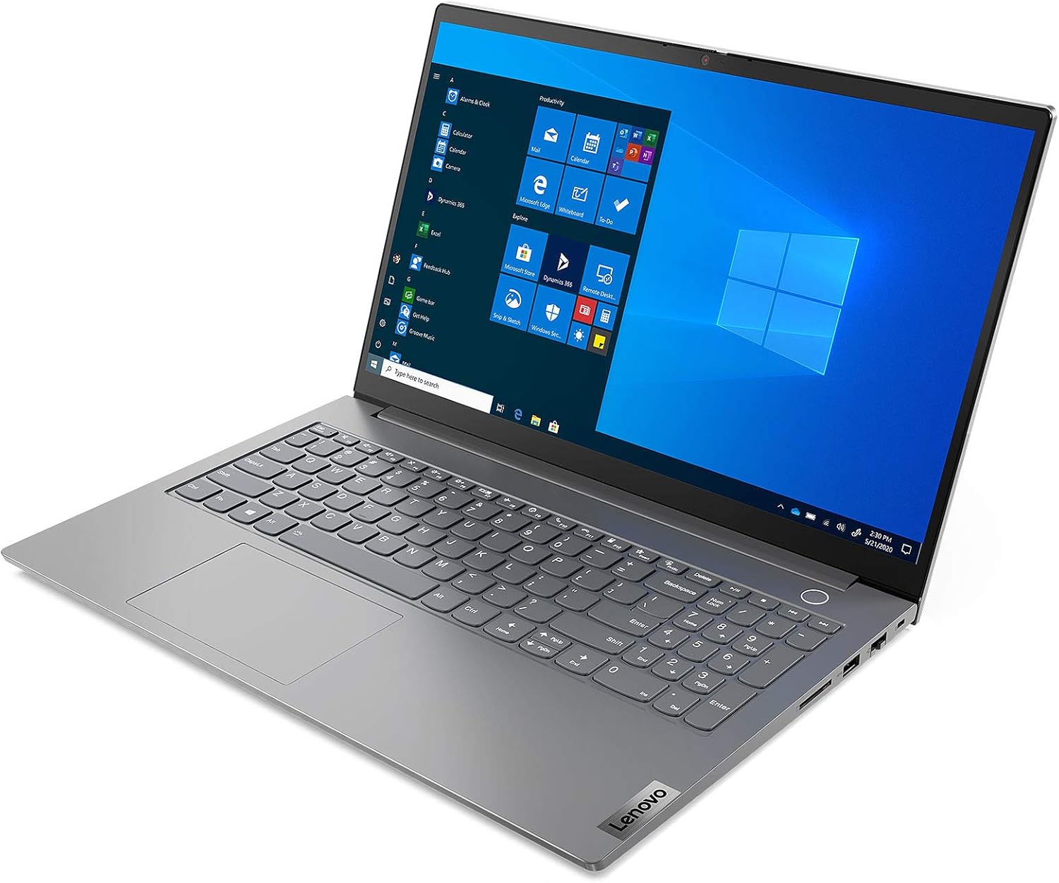 Lenovo ThinkBook 15 Business Laptop (15.6" FHD Anti-Glare, 40GB RAM, 1TB SSD, AMD Ryzen 7 5825U (> i7-1165G7)), FHD Webcam w/Shutter, Military Grade, Fingerprint, Ethernet, Win 11 Pro, Grey, 2024 - Image 6