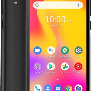 TCL A30 Unlocked Smartphone with 5.5″ HD+ Display, 8MP Rear Camera, 32GB+3GB RAM, 3000mAh Battery, Android 11, Prime Black (Renewed)