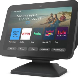 Echo Show 8 (3rd Gen) Adjustable Stand with USB-C Charging Port | Charcoal
