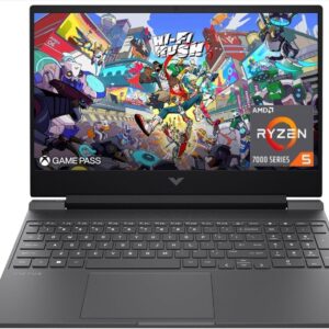 HP Victus 15.6″ 144Hz FHD Gaming Laptop,AMD Ryzen 5 7535HS,32GB DDR5 RAM,2TB SSD,AMD Radeon RX 6550M,Beats RTX 2050,Backlit Keyboard,Windows11 Pro, Mica Silver