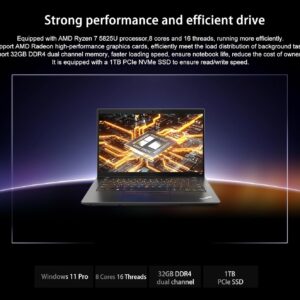 Lenovo ThinkPad L14 14″ FHD Touchscreen Business Laptop ( AMD Ryzen 7 5825U, 32GB RAM, 1TB SSD, 8-Core (Beats i7-1165G7)), Backlit, 1080p RGB Webcam, Ethernet, Wi-Fi 6, Win 11 Pro w/ AI Copilot