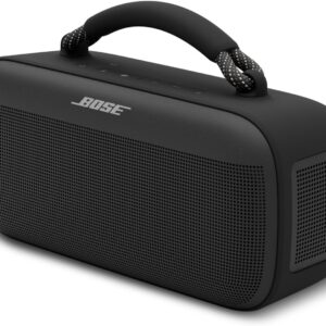 Bose SoundLink Max Portable Speaker, Large IP67 Waterproof Bluetooth Speaker, Up to 20 Hours of Playtime, USB-C, Built-in 3.5mm AUX Input, Black