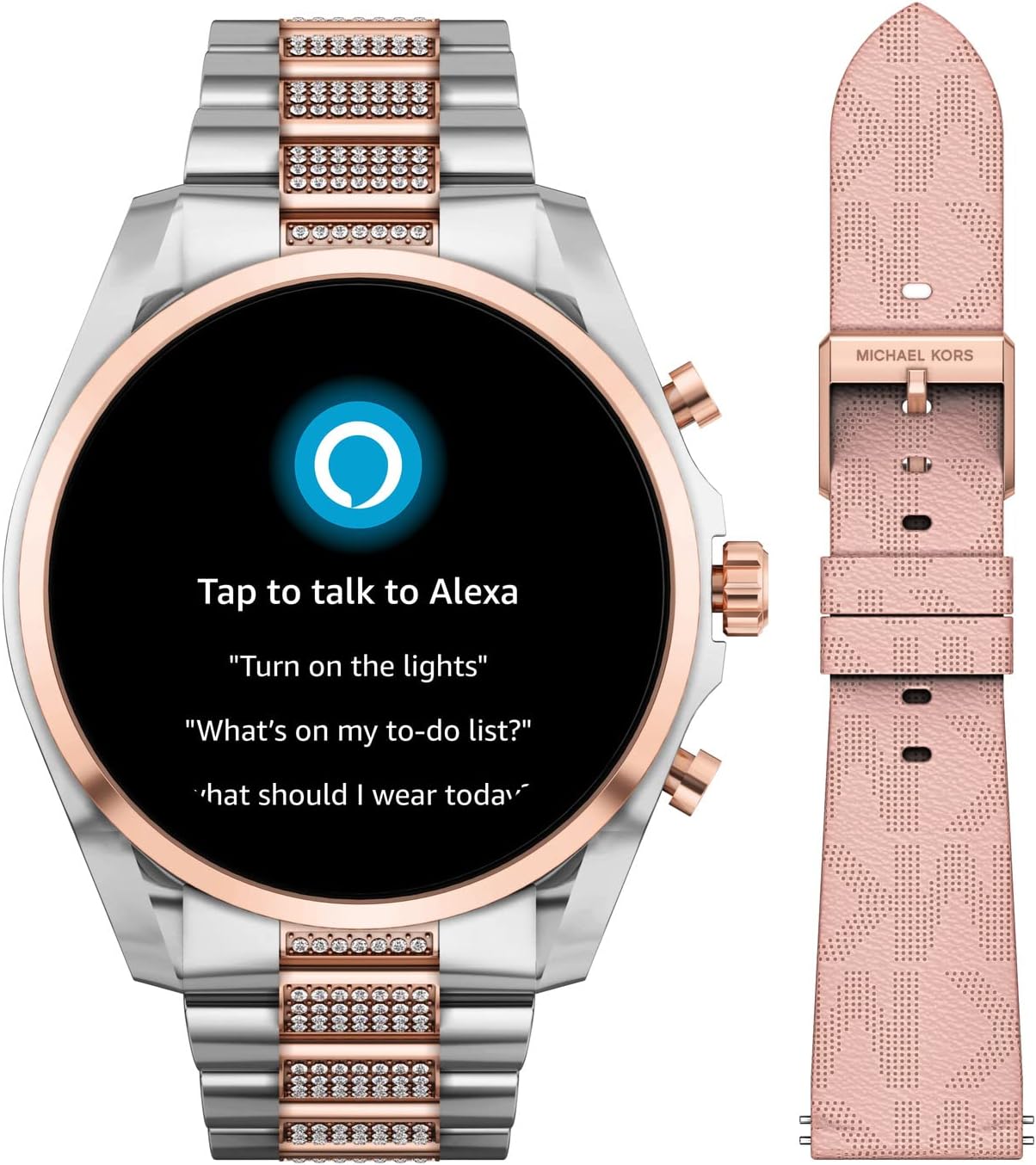 Michael Kors Men's or Women's Gen 6 44mm Touchscreen Smart Watch with Alexa Built-In, Fitness Tracker, Sleep Tracker, GPS, Music Control, Smartphone Notifications (Model: MKT5137V) - Image 6