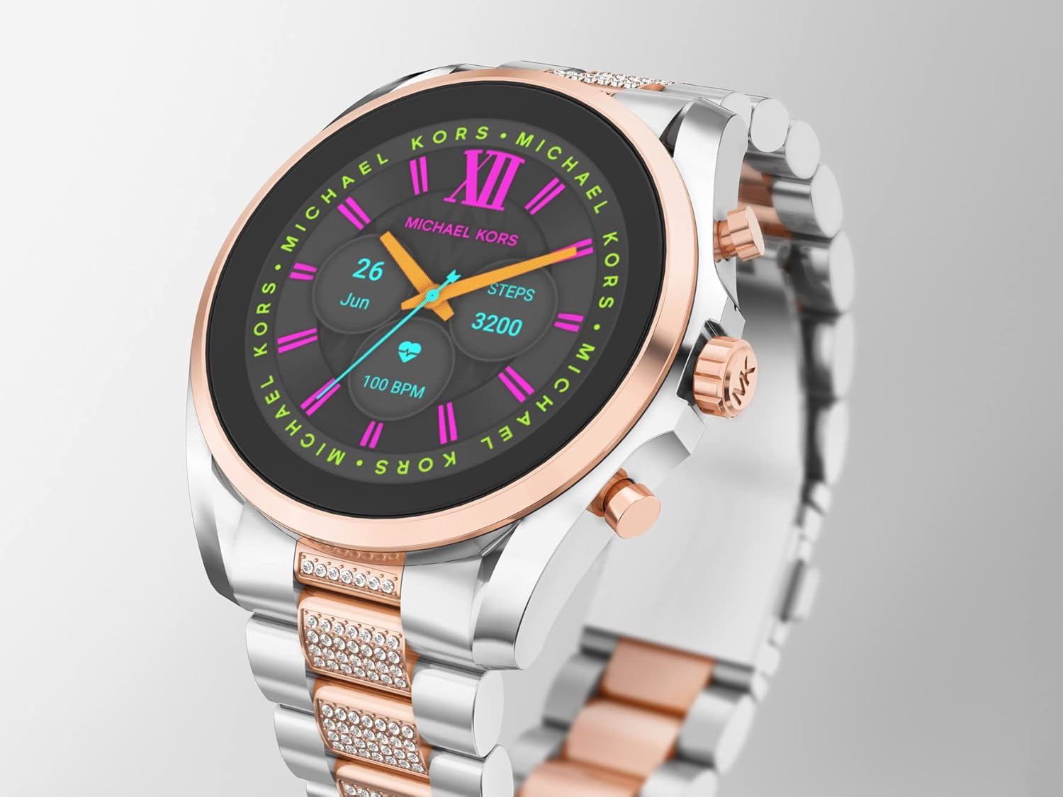 Michael Kors Men's or Women's Gen 6 44mm Touchscreen Smart Watch with Alexa Built-In, Fitness Tracker, Sleep Tracker, GPS, Music Control, Smartphone Notifications (Model: MKT5137V) - Image 8