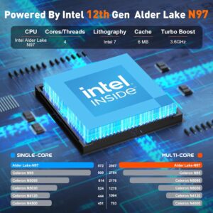 AOC 15.6″ Laptop for Home or Work, Intel Quad-Core Processor (Up to 3.6GHz), 16GB RAM, 512GB SSD, Windows 11 Laptops Computer, FHD Screen, Webcam, Light&Thin, Metal Shell, HDMI, Type-C, USB3.2