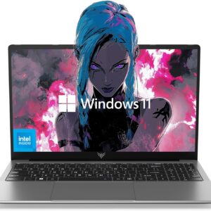 Laptop Computer Intel N97 Windows Laptop 15.6-inch IPS 16GB DDR4 512GB M.2 2280 SSD Traditional Laptops Numeric Keypad WiFi5 HDMI Type-C USB