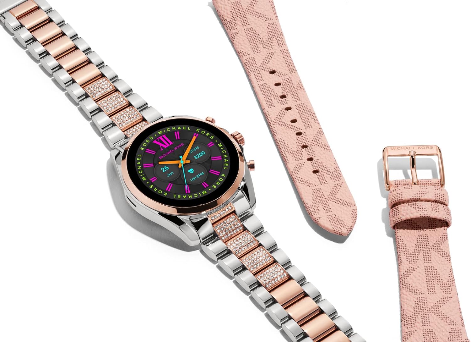 Michael Kors Men's or Women's Gen 6 44mm Touchscreen Smart Watch with Alexa Built-In, Fitness Tracker, Sleep Tracker, GPS, Music Control, Smartphone Notifications (Model: MKT5137V) - Image 7