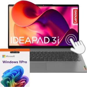 Lenovo Essential Touchscreen Laptop | Ideapad 3i | 40GB RAM | 15.6″ FHD Touch Screen Display | 1TB SSD Storage | Intel Core i3 Processor | Windows 11 Pro | Business and Home Lover Laptop W/o Earbuds