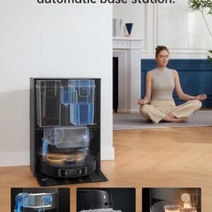 dreame L20 Ultra Robot Vacuum and Mop with Mop-Extend, Auto Mop Removal & Raising, Washing and Drying, 7000Pa Suction, Self-Emptying, Self-Refilling, AI Obstacle Avoidance