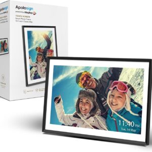 10.1″ Digital Picture Frame Powered by Nixplay, Share Photos/Videos via Nixplay App, WiFi Digital Photo Frame with 32GB, Support Alexa Google Photos, Free Cloud Storage, Auto Rotate, Gifts for Mom