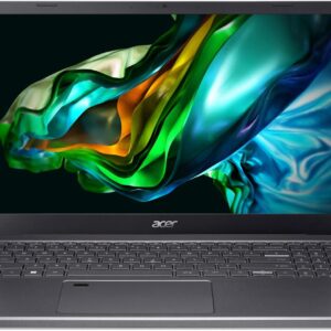 acer Aspire 5 15-2023 New Laptop – 15.6″” FHD IPS – 10-Core Intel i5-1335U – 16GB LPDDR5 512GB SSD – Intel Iris Xe Graphics Thunderbolt 4 – Wi-Fi 6E – Backlit Keyboard – Win11 Pro, Steel Gray