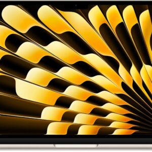 Apple 2024 MacBook Air 13-inch Laptop with M3 chip: Built for Apple Intelligence, 13.6-inch Liquid Retina Display, 16GB Unified Memory, 256GB SSD Storage, Backlit Keyboard, Touch ID; Starlight