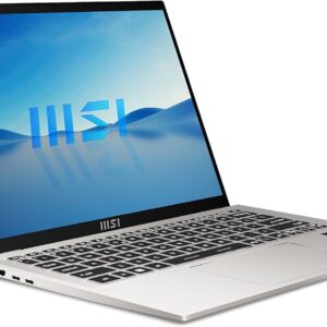 MSI Prestige 14 EVO 14” FHD+ Business Laptop: Intel Core i7-13620H, Intel Iris Xe, 32GB DDR5, 1TB NVMe SSD, Type-C, Thunderbolt 4, Win 11 Pro: Urban Silver B13M-634US