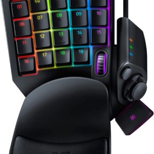 Razer Tartarus V2 Gaming Keypad: Mecha Membrane Key Switches – One Handed Keyboard – 32 Programmable Keys – Customizable Chroma RGB Lighting – Programmable Macros – Snap Tap – Black