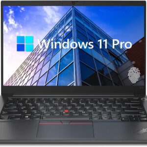 Lenovo ThinkPad E14 Gen 5 Business Laptop, 14″ FHD+ Display, AMD Ryzen 7 7730U (Beat i7-1255U), 24GB RAM, 2TB SSD, FP Reader, Backlit Keyboard, HDMI, RJ45, Wi-Fi 6, Windows 11 Pro, Black