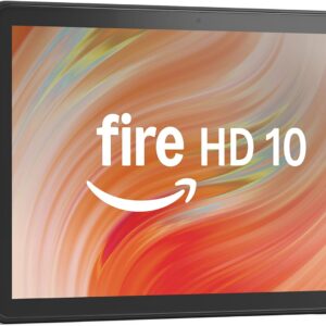 Amazon Fire HD 10 tablet (newest model) built for relaxation, 10.1″ vibrant Full HD screen, octa-core processor, 3 GB RAM, 32 GB, Black