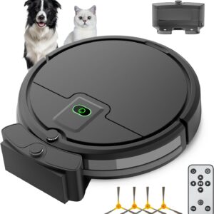 Robot Vacuum Cleaner, Tangle-Free 2900Suction Robot Vacuum,Slim, Automatic Self-Charging Robotic Vacuum Cleaner, Ideal for Pet Hair,Hard Floor and Low Pile Carpet