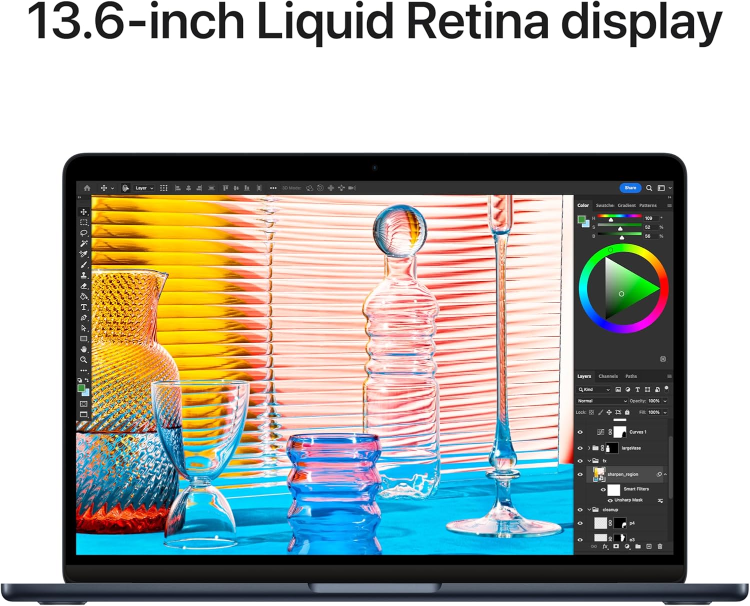 Apple 2022 MacBook Air Laptop with M2 chip: Built for Apple Intelligence, 13.6-inch Liquid Retina Display, 16GB RAM, 256GB SSD Storage; Midnight with AppleCare+ (3 Years) - Image 4