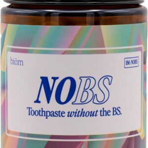 NOBS (No Bad Stuff) Toothpaste Tablets – Nano Hydroxyapatite, Fluoride & Plastic Free, Eco & Travel Friendly – Remineralize with NHA (3 Month)
