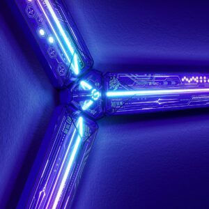 Govee x Evangelion Gaming Wall Light, RGBIC Glide Wall Light, Work with Matter, Alexa and Google Assistant, DIY Customized LED Wall Lighting Effects and Shapes,Gaming Light Bar for Gaming Room