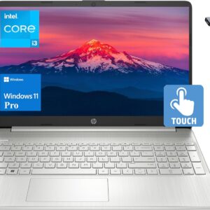 HP 2024 15.6″ HD Touchscreen Business Laptop, 6-cores Intel i3-1215U (Beat i5-1135G7), 16GB RAM, 1TB SSD, Webcam, UHD Graphics, WiFi, Long Battery, Type-C, Win 11 Pro +MarxsolAccessory