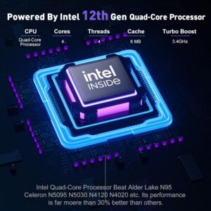 Laptop, 2025 Gaming Laptop Computer with Intel Quad-Core Processor(Up to 3.6GHz), 16GB DDR4 512GB SSD, Windows 11 Laptop, 15.6″ IPS 1080P, Metal Shell, USB3.2, Long Battery Life