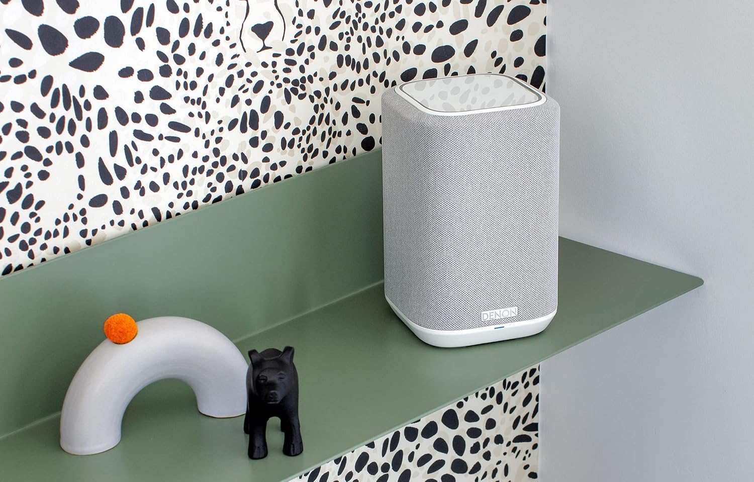 Denon Home 150 Wireless Smart Speaker – Compact Design, Wi-Fi & Bluetooth, HEOS Built-in, Alexa Built-in, Siri & AirPlay 2, Spotify Connect, Multi-Room Support, White - Image 6