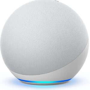 Like-New Echo (4th Gen) | With premium sound, smart home hub, and Alexa | Glacier White