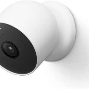 Google Nest Cam Outdoor or Indoor, Battery – 2nd Generation – 1 Pack