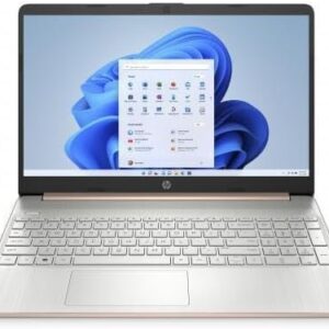 HP 15-EF200 Business Laptop 2023 New, 15.6″ FHD IPS, AMD Ryzen 5 5500U 6-Core, AMD Radeon Graphics, 16GB DDR4, 512GB SSD, Wi-Fi 5, Card Reader, Win11 Home, COU 32GB USB