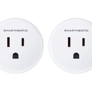 Smart Plug Light Timers Programmable Indoor, WiFi Light Switch, Amazon Alexa Google Home Voice, APP and Remote Control, Gadgets for Home 2.4ghz Network Outlet Extender Home Improvement, Pack of (2)