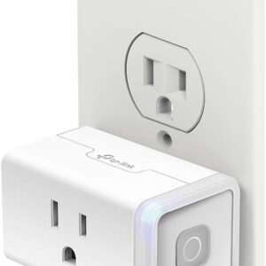 Kasa Smart Plug by TP-Link, Smart Home Wi-Fi Outlet Works with Alexa, Echo, Google Home & IFTTT, No Hub Required, Remote Control, 15 Amp, UL Certified, 1-Pack(HS103) , WHITE