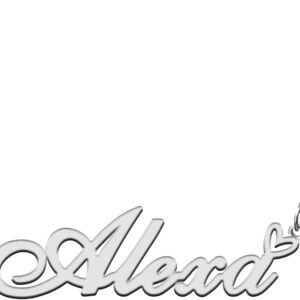 Custom Name Necklace Personalized Name Necklace with Heart Plated Customized Necklace Best Gift for Women Christmas Valentine’s Day Mother’s Day Birthday New year