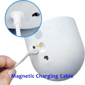 Solar Panel Charger for Google Nest Cam Outdoor or Indoor, Battery-2nd Generation,3.8W Solar Power,10Ft Charging Cable-1PACK