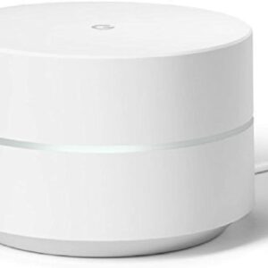 Google WiFi System, 1-Pack – Router Replacement for Whole Home Coverage – NLS-1304-25 (Renewed)