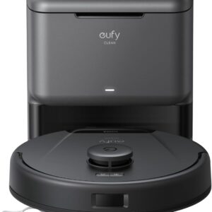 eufy L50 SES Robot Vacuum with 60 Day Self-Empty Station, Multi-Floor Cleaning,Precise iPath Laser Navigation, Customizable Al Mapping, Climb Up to 20 mm, Ideal for Hard Floor, Tile, and Carpet