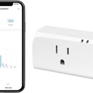 SONOFF S31 WiFi Smart Plug with Energy Monitoring, 15A Smart Outlet Timer Switch ETL Certified, Compatible with Alexa & Google Home, IFTTT Supporting, 2.4 Ghz Wi-Fi Only