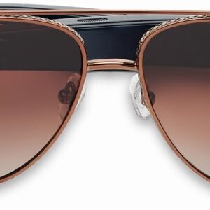 Nautica Admiral Smart Sunglasses for Men & Women – Wireless Smart Glasses with Open Ear Speakers and Microphone, Polarized UV400 Lenses – Brown Gradient (Wide)