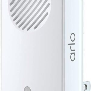 Arlo Chime 2 – Built-in Siren, Audible Alerts, Customizable Melodies, Wi-Fi Connected, Compatible Wired and Wireless Doorbell Camera, Security Camera, and Smart Home Devices (AC2001)