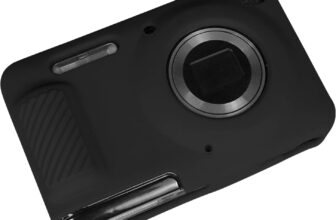 Easy Hood Camera Case for Kodak PIXPRO FZ55, Soft Silicone Cover Anti-Scratch Slim Fit FZ55 DSLR Camera Sleeve Body Skin Travel Protective Case, Black