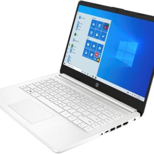 HP 14 Laptop, Intel Celeron N4020, 4 GB RAM, 64 GB Storage, 14-inch HD Touchscreen, Windows 11 Home, Thin & Portable, 4K Graphics, One Year of Microsoft 365 (14-dq0080nr, Snowflake White)