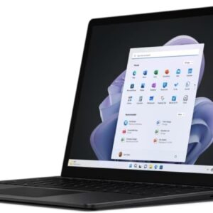 Microsoft Surface Laptop 5 15″ Touchscreen Notebook – 2496 x 1664 – Intel Core i7 12th Gen i7-1265U – Intel Evo Platform – 32 GB Total RAM – 1 TB SSD – Matte Black