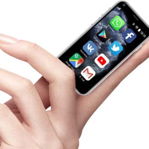 iLight Mini 11 Pro Smartphone The World’s Smallest 11 Pro Max Android Mobile Phone, Super Small Micro 2.5″ Touch Screen Global Unlocked Great for Kids 2GB RAM / 16GB ROM Tiny iPhone XI Pro Look Alike