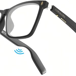 Smart Glasses for Men and Women with Speaker/Bluetooth Sunglasses with Blue Light Filter Lenses,Smart Sunglasses Bluetooth 5.4 Support Voice Assistant/Android/Mac/PC