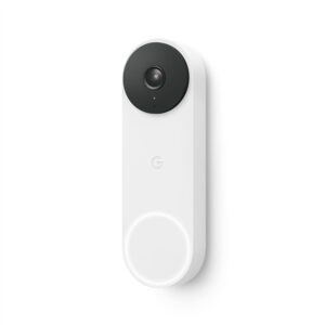 Google Nest Doorbell (Wired, 2nd Gen) – Wired Video Doorbell Camera – Doorbell Security Camera – Snow