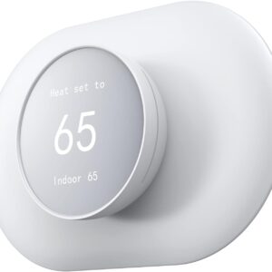 Compatible with Google Nest Thermostat 2020 Wall Plate Cover, Nest Trim Kit Compatible with Google Nest Thermostat, Nest Thermostat Plate, Easy Installation