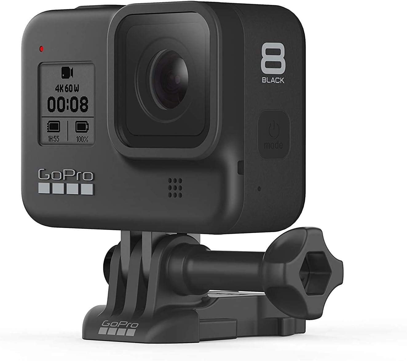 GoPro HERO8 Black – Waterproof Action Camera with Touch Screen 4K Ultra HD Video 12MP Photos 1080p Live Streaming Stabilization (International Model)